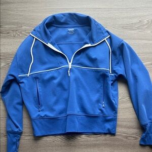 Old Navy Zip-Up Sweater in Blue